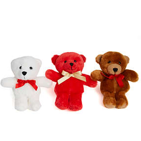 F.A.O. Schwarz bamse bjørjnesæt 3-pak 10 cm