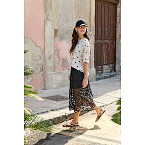 VRS dame blonde nederdel str. 2XL - sort