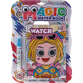 Magisk vandmalebog med børn som tema