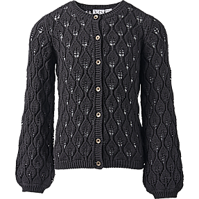 VRS børne cardigan str. 98/104 - sort