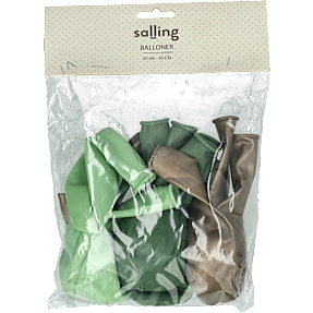 Salling latexballoner Ø: 30 cm 50-pak - grøn