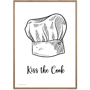 Kiss the cook - 30x40 cm