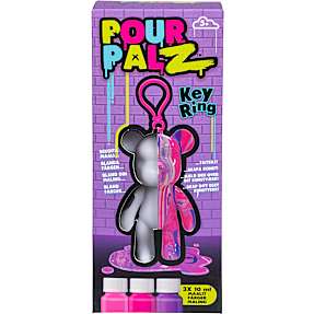Pour Palz DIY Paint Bear nøglering