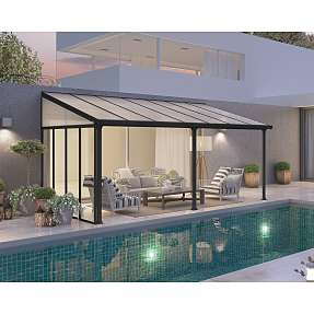 Feria sidevæg 3m antracit