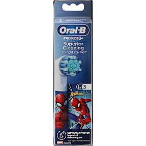 Oral-B Pro Kids 3+ tandbørstehoveder - Spiderman