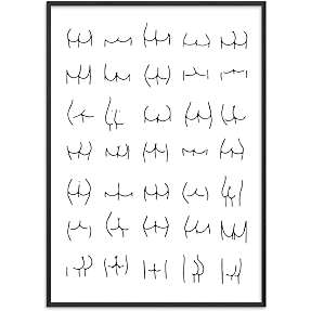 Butts nr. 1 - 70x100 cm