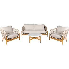 Jack loungesæt m. hynder - beige