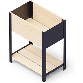 Pindstrup Modern højbed 58x36 cm - natur