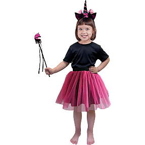 Halloween enhjørning sæt kostume str. 116