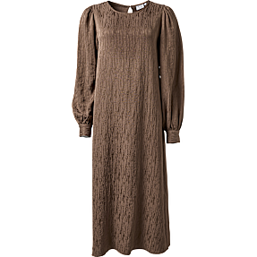 VRS dame lang kjole str. 2XL - brun
