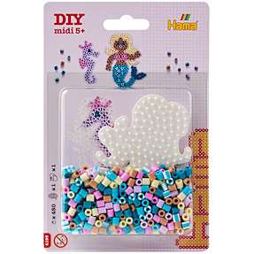 Hama midi perler 450 stk. - lille havfrue