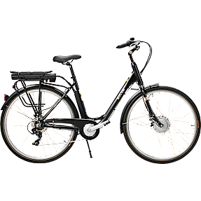 SCO E-modern dame elcykel 28" - sort