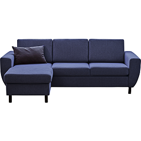 Rom Nordic vendbar sofa med chaiselong - navy