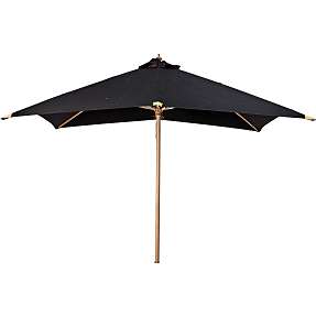Calais parasol 3x3m - sort