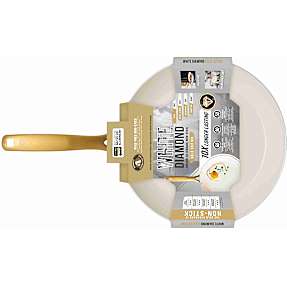 White Diamond stegepande - 28 cm