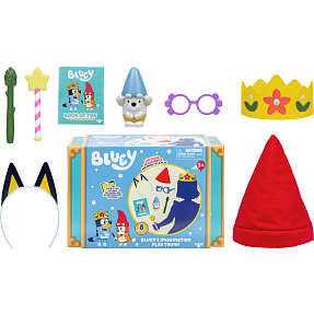 Bluey kuffert m. udklædningsudstyr -  7dele