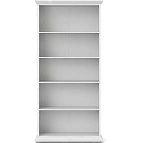 Paris reol m. 5 hylder - hvid