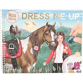 Miss Melody Dress Me Up stickersbog - bred