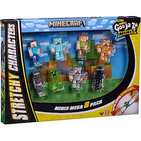 Goo Jit Zu Minecraft mini figurer 8 stk
