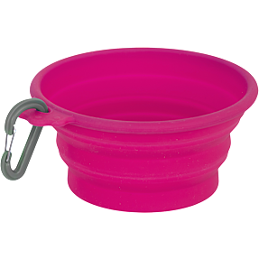 Hunderejseskål 0,76 liter - pink