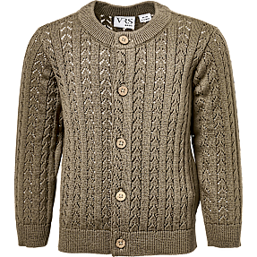 VRS baby cardigan str. 92 - brun