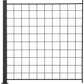 Hortus tillægsfag espalie med alustolpe 100x100cm