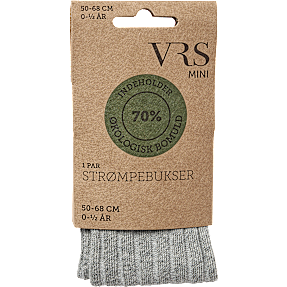 VRS baby strømpebukser str. 0-½ år - grå