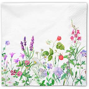 Windsor mønstrede servietter 33x33 cm 20-pak