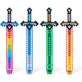 XSHOT Pixel Sword legetøjssværd - flere varianter - assorteret