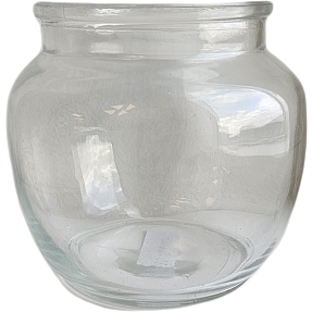Glasvase 10 cm - klar