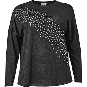 VRS dame top str. 48 - sort