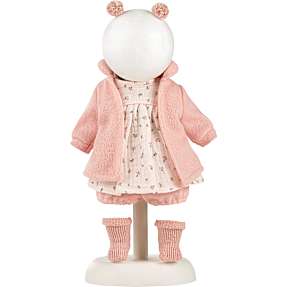 Llorens dukketøj med rosa jakke 33 cm
