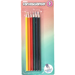 Danpen farveblyanter 6-pak