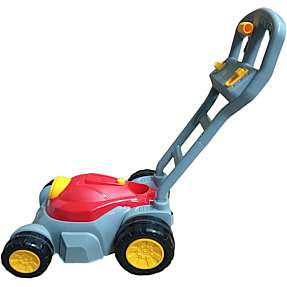 Græsslåmaskine med sæbebobler, lys og lyd