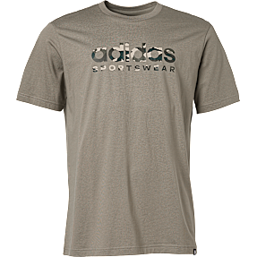 Adidas herre T-shirt str. L - grøn