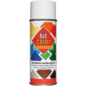 Hit Color spraymaling satin 0,4 liter - hvid