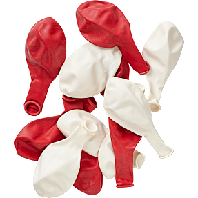 Studenter latexballoner Ø: 23 cm 12-pak – flere varianter – assorteret