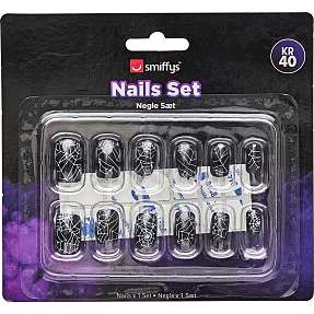 Halloween kunstige negle - flere varianter - assorteret