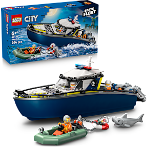 LEGO City Politibåd på forbryderjagt 60456