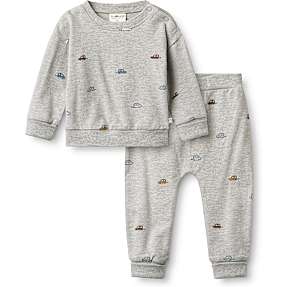 Tiny One 2-delt sæt str. 56 - grå