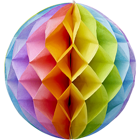 Salling honeycomb Ø: 15 cm - multifarvet