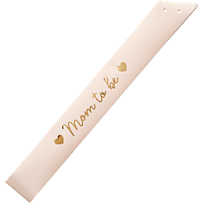 Skærf "Mom to Be" 75 cm - lyserød