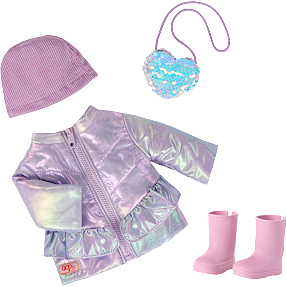 Our Generation jakke med hjertepung