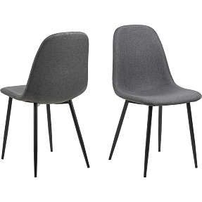 Celia spisebordsstol - mørkegrå