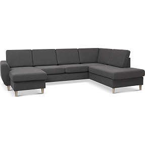 Madrid Nordic venstrevendt U-sofa - antracit