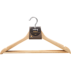 Salling træbøjler 5-pak - træ