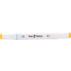 Danpen twinmarker lemon gul farve 35
