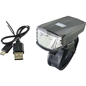 SCO PREMIUM 1 LED cykellygte -forlygte i sort