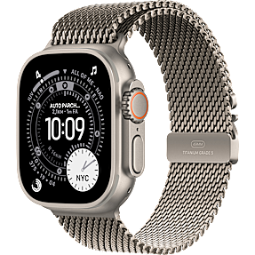 Apple Watch Ultra 3 (2025) GPS + Cell 49 mm - Natural Titanium - Natural Titanium Milanese Loop  M