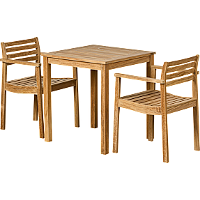 Rosenborg Balcony havebord m. 2 havestole - teak